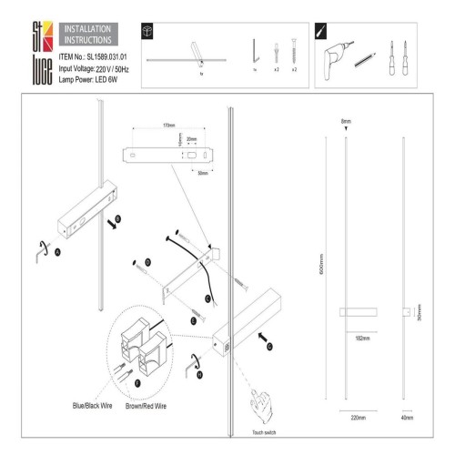 Бра ST Luce Astente SL1589.031.01