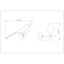 Бра Divinare 1188/06 AP-6
