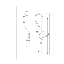 Бра Maytoni Tau MOD166WL-L12G3K