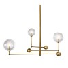 Люстра на штанге Delight Collection Globe Mobile KG0835P-3 brass