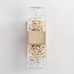 Настенный светильник DeLight Collection Wall lamp 88068W gold/clear