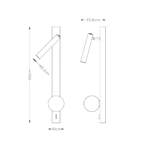 Бра Arte Lamp Joseph A2172AP-2BK