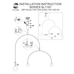 Подвесной светильник ST Luce Vive SL1187.403.03