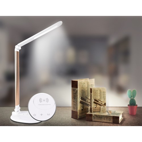 Настольная лампа с беспроводной зарядкой Ambrella Light DESK DE525