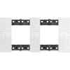 Рамка на 2 поста, 4 модуля - Немецкий стандарт. Цвет Пиксель. Bticino серия Living Now. KA4802M2MW