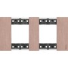 Рамка на 2 поста, 4 модуля - Немецкий стандарт. Цвет Медь. Bticino серия Living Now. KA4802M2ZM