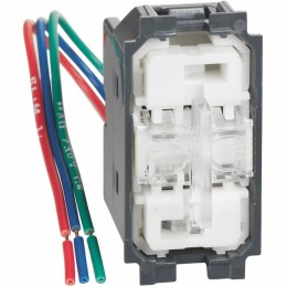 Механизм выключателя одноклавишный с индикацией "Уборка/Не беспокоить" 1 модуль. Bticino серия Living Now. K4027H