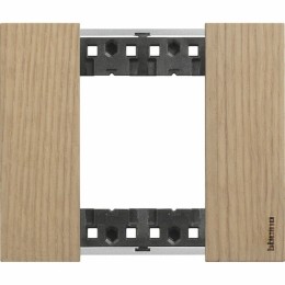 Рамка на 1 пост, 2 модуля - Немецкий/Итальянский стандарт. Цвет Дуб. Bticino серия Living Now. KA4802LM