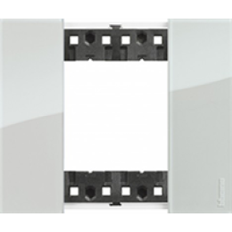 Рамка на 1 пост, 2 модуля - Немецкий/Итальянский стандарт. Цвет Небо. Bticino серия Living Now. KA4802DA