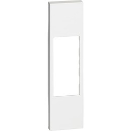 Лицевая панель розеток компьютерных и телефонных 1 модуль. Цвет Белый. Bticino серия Living Now. KW07