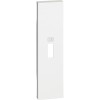 Лицевая панель USB зарядки 1 модуль. Цвет Белый. Bticino серия Living Now. KW10C