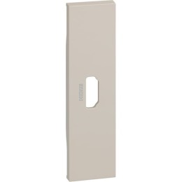 Лицевая панель розетки HDMI 1 модуль. Цвет Песочный. Bticino серия Living Now. KM14