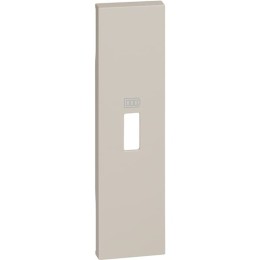 Лицевая панель USB зарядки 1 модуль. Цвет Песочный. Bticino серия Living Now. KM10C