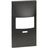 Лицевая панель датчика движения 2 модуля. Цвет Чёрный. Bticino серия Living Now. KG17SL