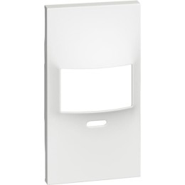 Лицевая панель датчика движения 2 модуля. Цвет Белый. Bticino серия Living Now. KW17SL