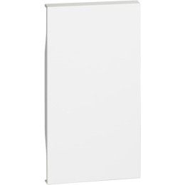 Лицевая панель заглушки 2 модуля. Цвет Белый. Bticino серия Living Now. KW00M2