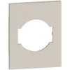 Лицевая панель розетки электрической 2К+З немецкого/итальянского стандарта 3 модуля. Цвет Песочный. Bticino серия Living Now. KM03M3