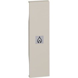 Лицевая панель выключателей и переключателей с символом "нагреватель" 1 модуль. Цвет Песочный. Bticino серия Living Now. KM01PN