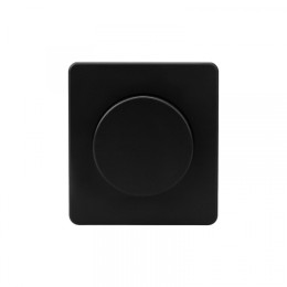 KRANZ ROUND Светорегулятор (диммер) 300Вт с/у оникс, с 1-пост. рамкой