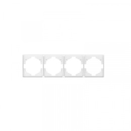 KRANZ ROUND Рамка 4-постовая перламутр