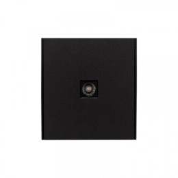 KRANZ STRONG Розетка TV с/у антрацит, с 1-пост. рамкой