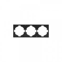 KRANZ STRONG Рамка 3-постовая антрацит