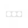 KRANZ ROUND Рамка 3-постовая перламутр