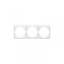 KRANZ ROUND Рамка 3-постовая перламутр