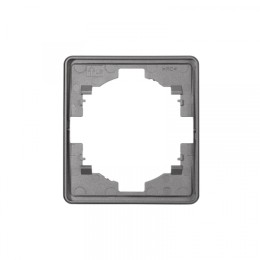 KRANZ ROUND Рамка 1-постовая титан