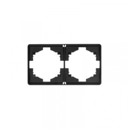 KRANZ ROUND Рамка 2-постовая оникс