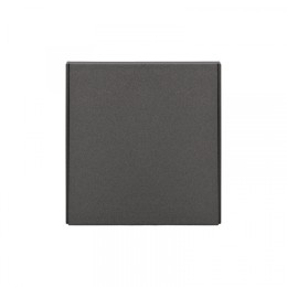 KRANZ STRONG Выключатель 1 кл проходной (переключатель) 10А с/у графит, с 1-пост. рамкой