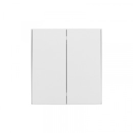 KRANZ STRONG Выключатель 2 кл 10А с/у жемчуг, с 1-пост. рамкой