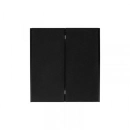 KRANZ STRONG Выключатель 2 кл для жалюзи возвратный 10А с/у антрацит, с 1-пост. рамкой