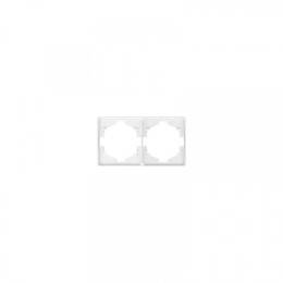 KRANZ ROUND Рамка 2-постовая перламутр