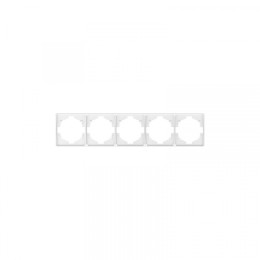 KRANZ ROUND Рамка 5-постовая перламутр