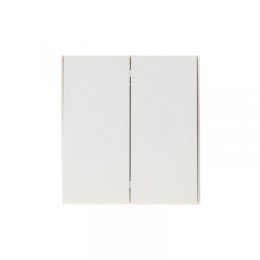 KRANZ STRONG Выключатель 2 кл для жалюзи возвратный 10А с/у жемчуг, с 1-пост. рамкой