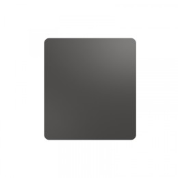 KRANZ ROUND Выключатель 1 кл перекрестный (переключатель) 10А с/у титан, с 1-пост. рамкой