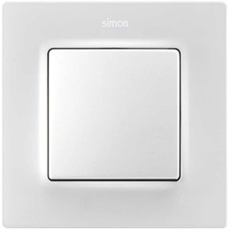Рамка на 1 пост белый матовый  Simon 82 Concept 8200617-090