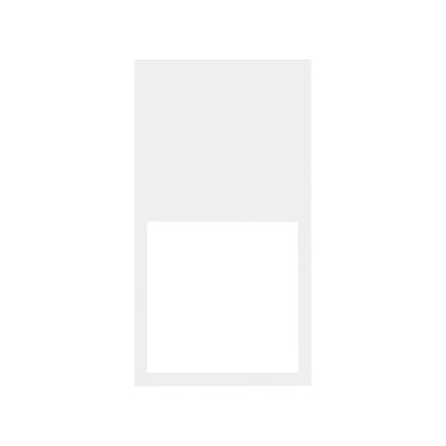 Рамка вертикальная Simon 100 Белый матовый, 2 поста/2 модуля, 10002620-230