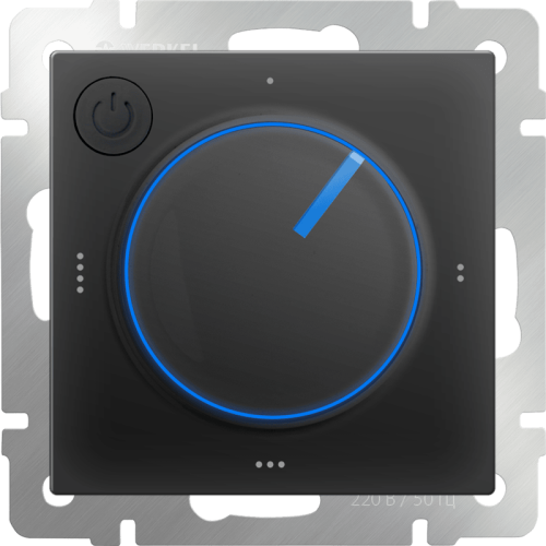 W1151108 Терморегулятор электромеханический для теплого пола (черный) Antik Werkel a051624