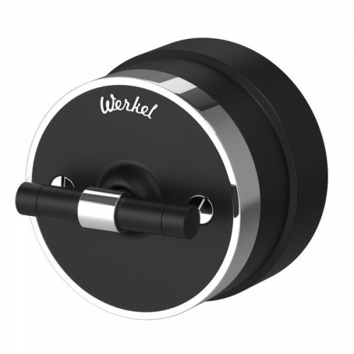 W5822051 Выключатель на 4 положения двухклавишный (мокко матовый/хром)Vintage Werkel a058778