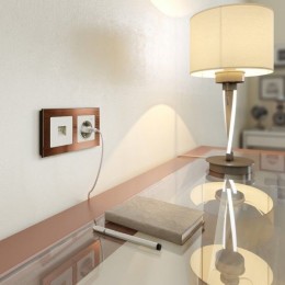 W1171603 Умная встраиваемая розетка с заземлением с защитными шторками слоновая кость Werkel a056421