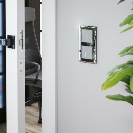 W4510006 Сенсорный выключатель одноклавишный с подсветкой 1000 Вт (серебряный) Werkel a057680