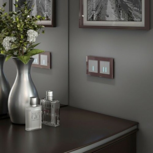 W4510006 Сенсорный выключатель одноклавишный с подсветкой 1000 Вт (серебряный) Werkel a057680