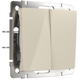 W1123003 Перекрестный переключатель двухклавишный слоновая кость a058434