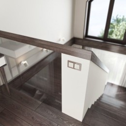 W1123003 Перекрестный переключатель двухклавишный слоновая кость a058434