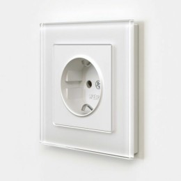 W1171061 Розетка с заземлением (белый матовый) Antik Werkel a059265