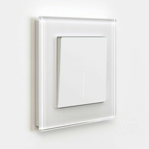 W1110161 Выключатель одноклавишный с подсветкой (белый матовый) Antik Werkel a059270