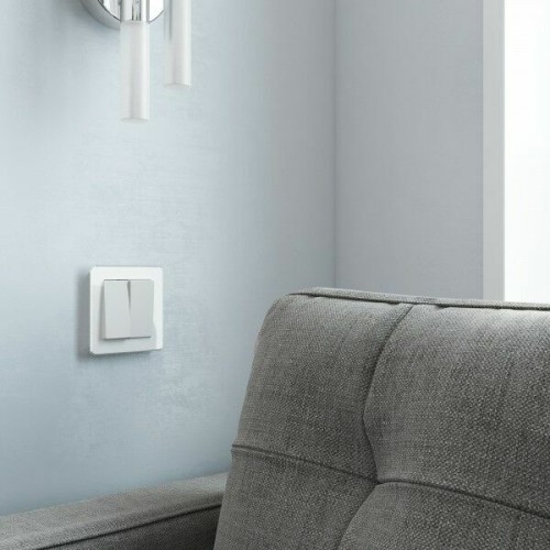 W1122061 Выключатель двухклавишный проходной (белый матовый) Antik Werkel a059272