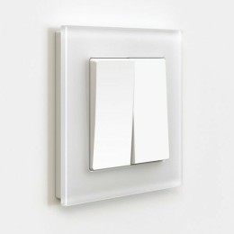 W1122061 Выключатель двухклавишный проходной (белый матовый) Antik Werkel a059272